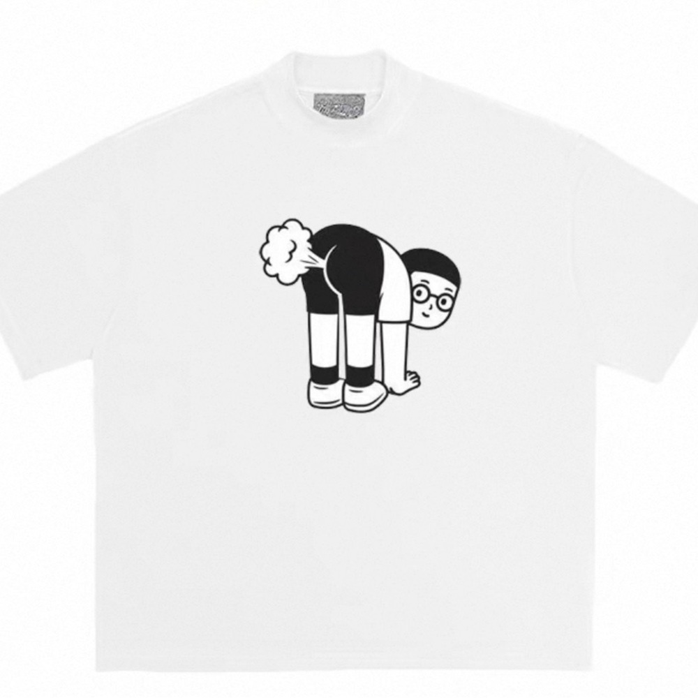 White Graphic Tee